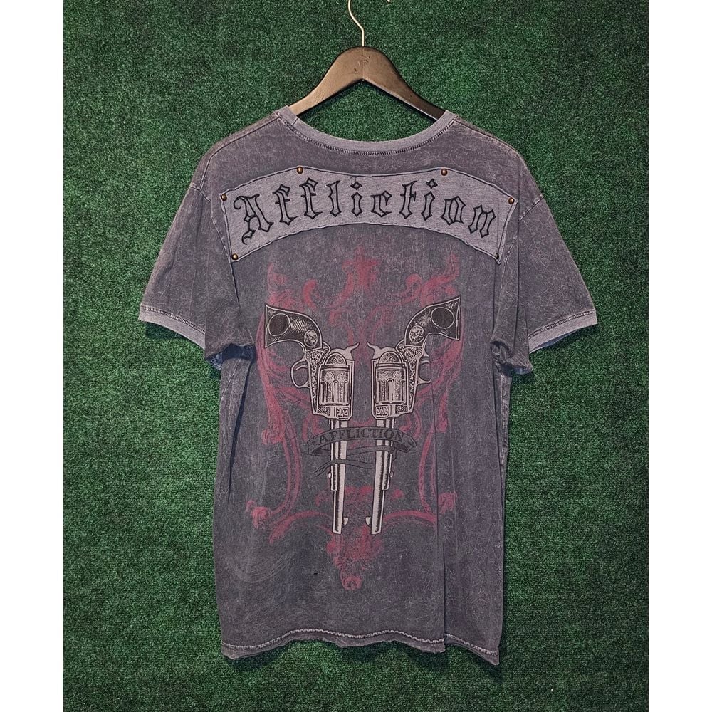 Affliction y2k grunge tshirt
