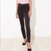 Loft High Waist Skinny Coal Gray Corduroy Pants New