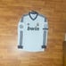 Ronaldo #7 Real Madrid Home Jersey Long Sleeve Soccer Jersey 2012/2013 Size Medi