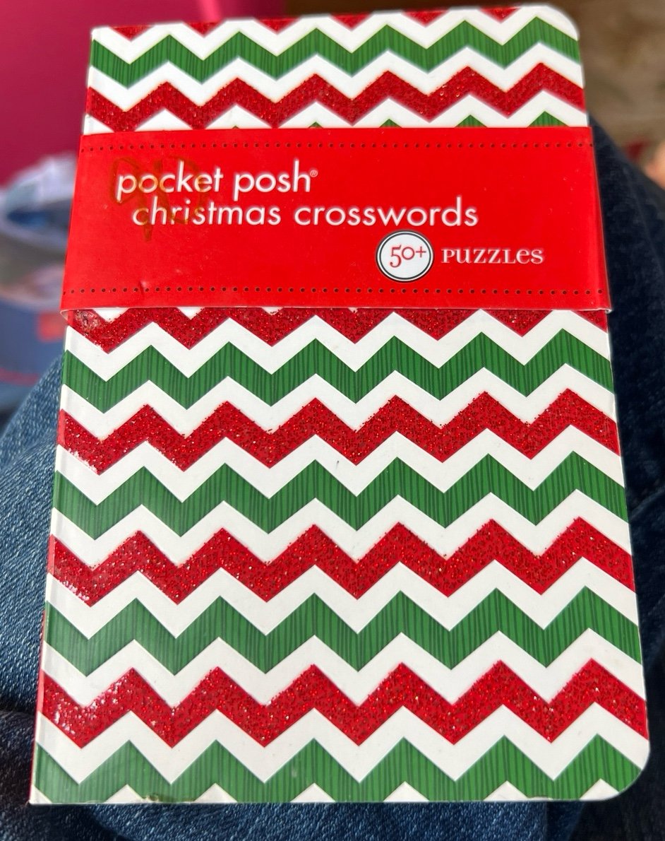 POCKET POSH CHRISTMAS CROSSWORDS 7: 50+ PUZZLES By The Puzzle Society **Mint**