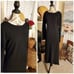 Vintage Jones New York Black Classic Cocktail Dress.