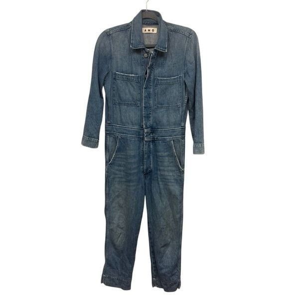 AMO Skip Denim Blue Jumpsuit size XS