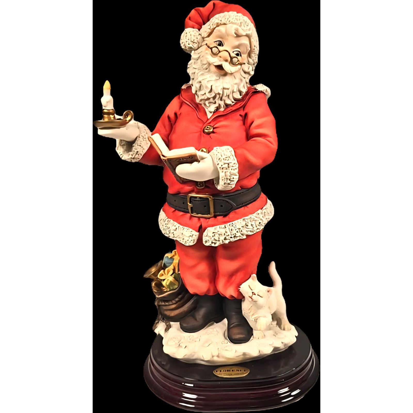 VGT 1997 Florence Giuseppe Armani SANTA'S LIST 0346C Porcelain Figurine, Italy