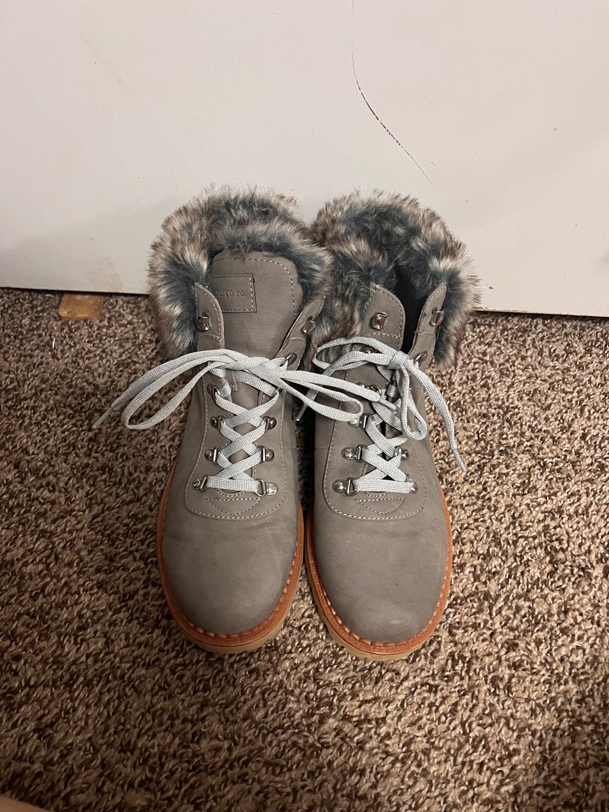 Grey Snow Boots