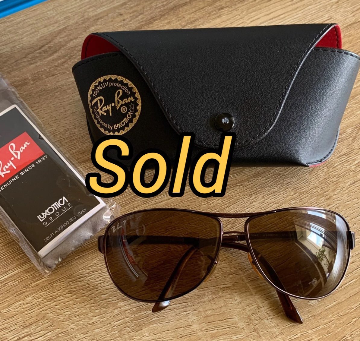 ❌SOLD❌Authentic Ray-Ban warrior Sunglasses