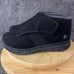 FitVille Diabetic Shoe Marca Mens Size 12.5 Wide Black Orthopedic Comfort Boot