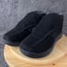FitVille Diabetic Shoe Marca Mens Size 12.5 Wide Black Orthopedic Comfort Boot