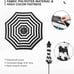 11FT Patio Umbrella Outdoor Table Market Umbrella with 8 Sturdy Ribs, UV Protect
