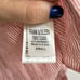 Frank & Eileen Barry Linen Button Down Shirt Red White Stripes Size Small