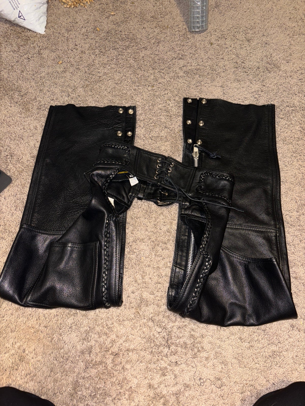 HUDSON leather chaps