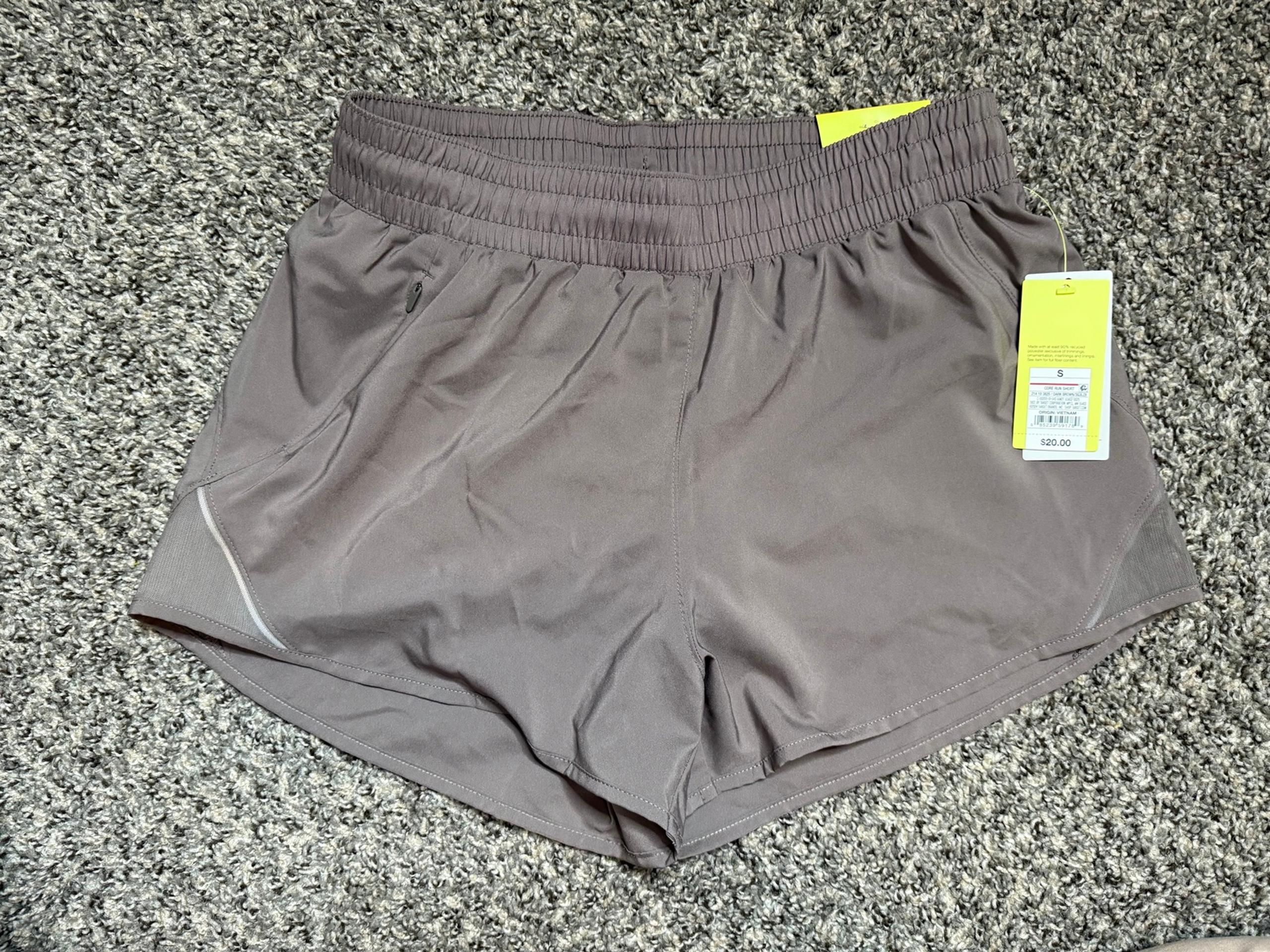 Mid Rise Running Active Shorts