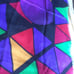 Mario Valentino Oversize Vintage Scarf, Mint, Bold Multi-Patterned Valentino