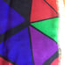 Mario Valentino Oversize Vintage Scarf, Mint, Bold Multi-Patterned Valentino