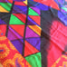Mario Valentino Oversize Vintage Scarf, Mint, Bold Multi-Patterned Valentino