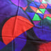 Mario Valentino Oversize Vintage Scarf, Mint, Bold Multi-Patterned Valentino