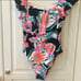 NWOT Trina Turk One Piece Off Shoulder Ruffle Swimsuit Bathing Suit Multicolor 6