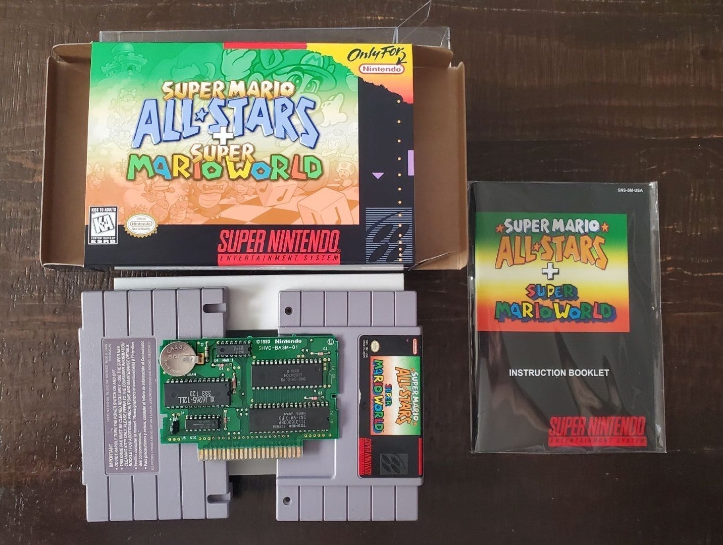 Super Mario All-Stars + Super Mario World on SNES Reasonable Offers accepted as