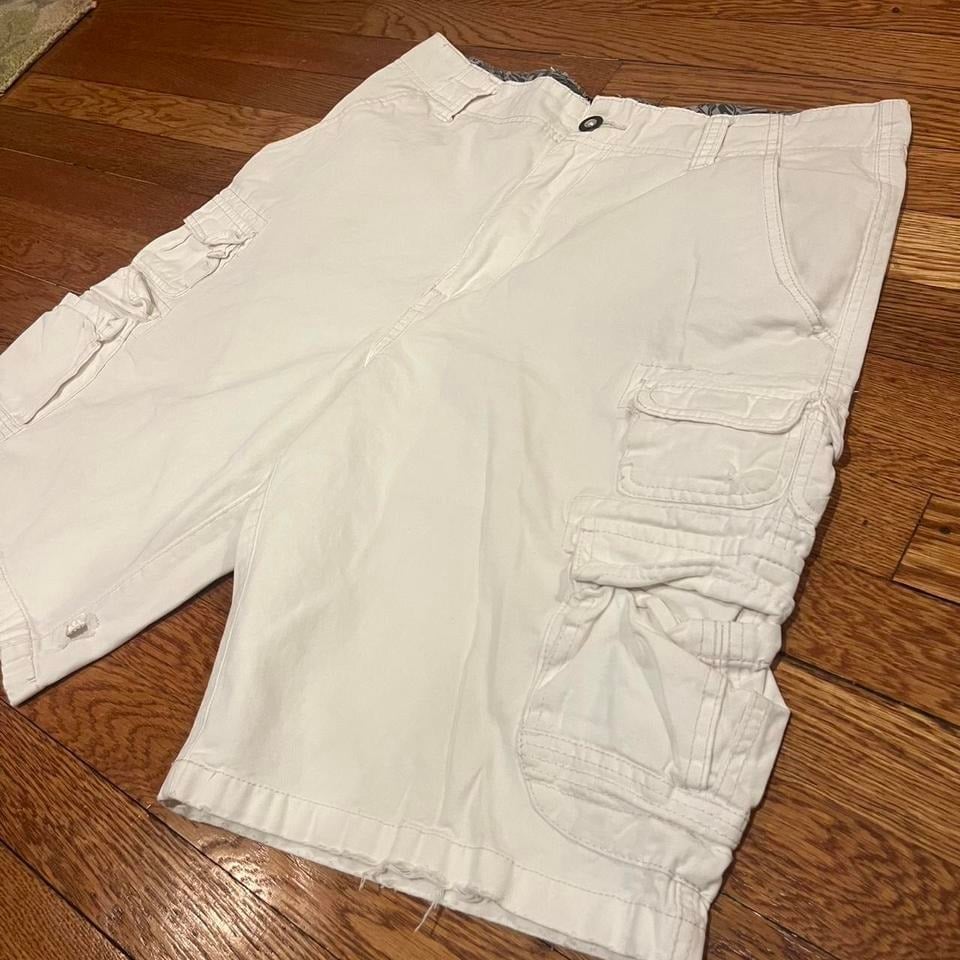 Y2K Ocean Pacific White Cargo Shorts