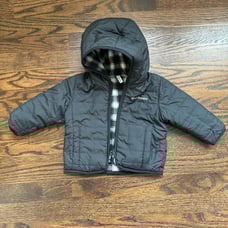 NWOT Columbia Reversible Water Resistant Fleece Black White Jacket | 6-12 Months