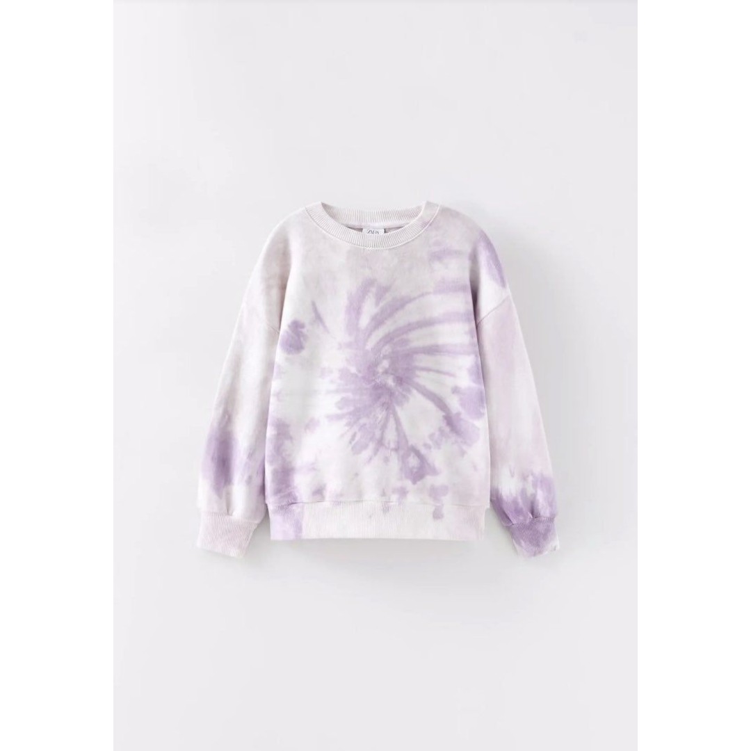 ★ZARA★ TIE-DYE PRINT SWEATSHIRT Zara kids girls tie-dye print sweatshirt Size 7 years
