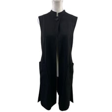 Plenty by Tracy Reese Black Cardigan Vest Size S