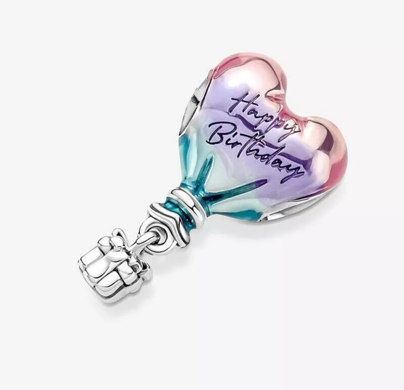 Authentic PANDORA 791501C01 Happy Birthday Hot Air Balloon Charm