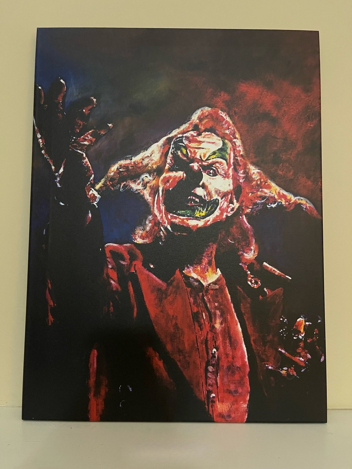 Universal Studios Halloween Horror Nights 2021 Jack The Clown Portrait Canvas