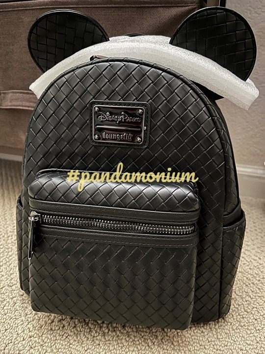 Mickey Mouse Woven Loungefly Mini Backpack