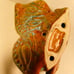 Vintage MCM Gorgeous Pottery Butterfly Ashtray Wall Hanging.