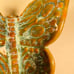 Vintage MCM Gorgeous Pottery Butterfly Ashtray Wall Hanging.
