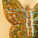 Vintage MCM Gorgeous Pottery Butterfly Ashtray Wall Hanging.