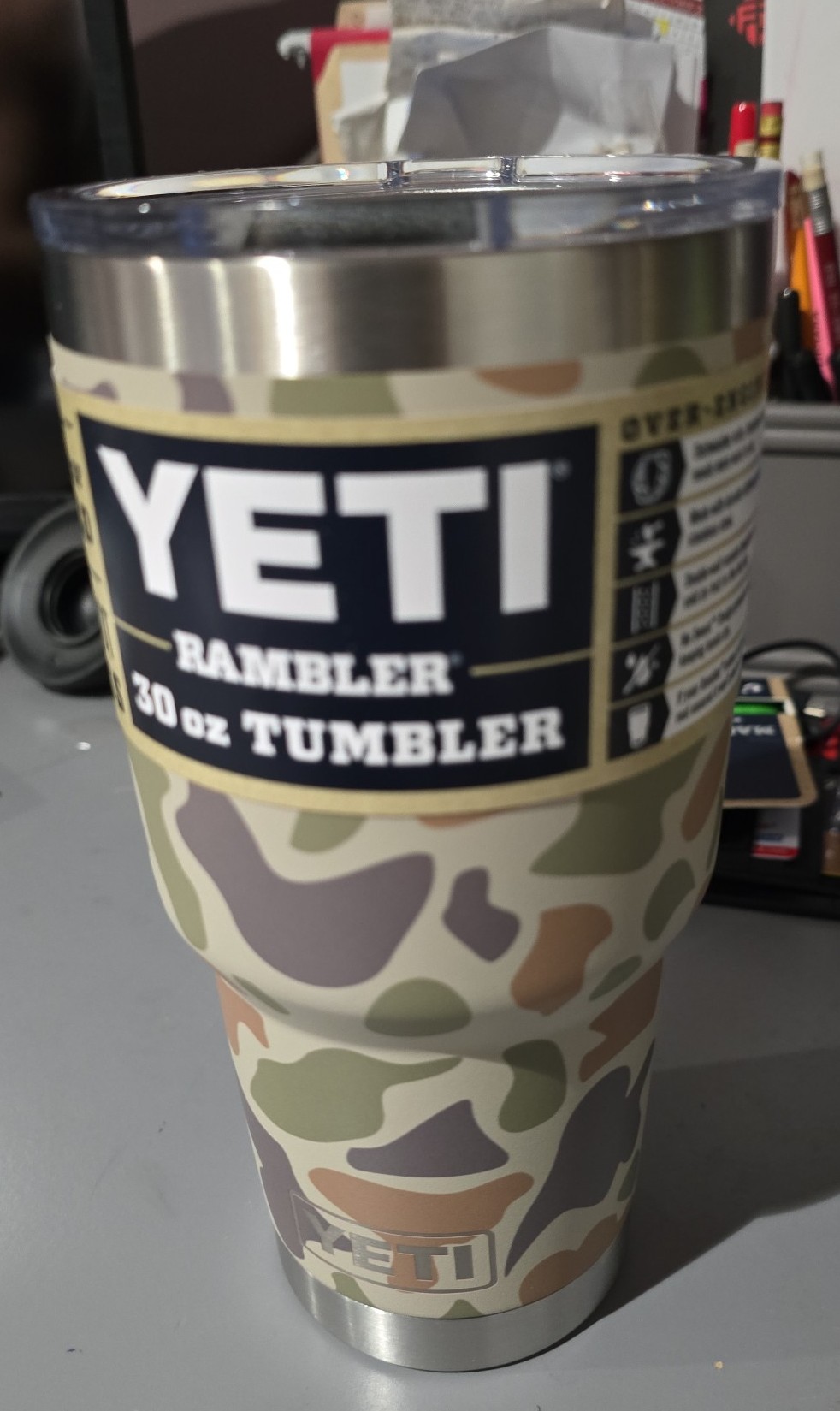 YETI 30 Oz Tumbler Rambler Camo