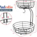 2-Tier Countertop Fruit Vegetables Basket Bowl Storage