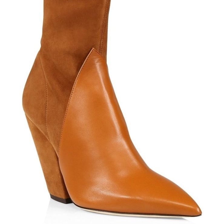 Burberry Rose 100 Ankle Boot in Nutmeg Sz 36