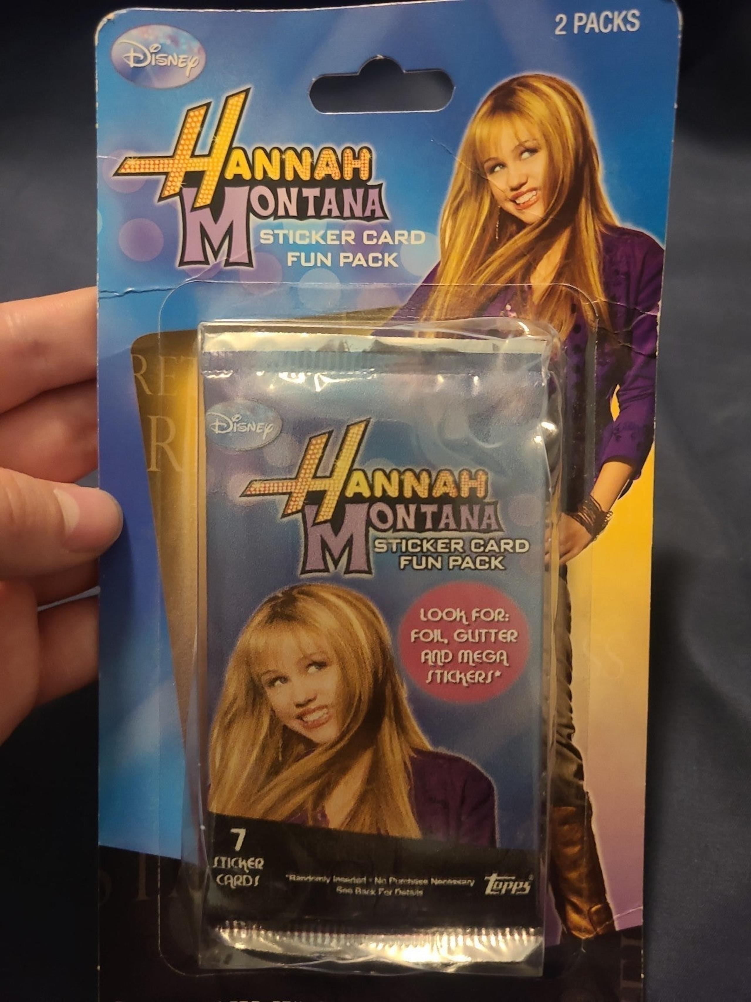 Hannah Montana sticker card fun pack