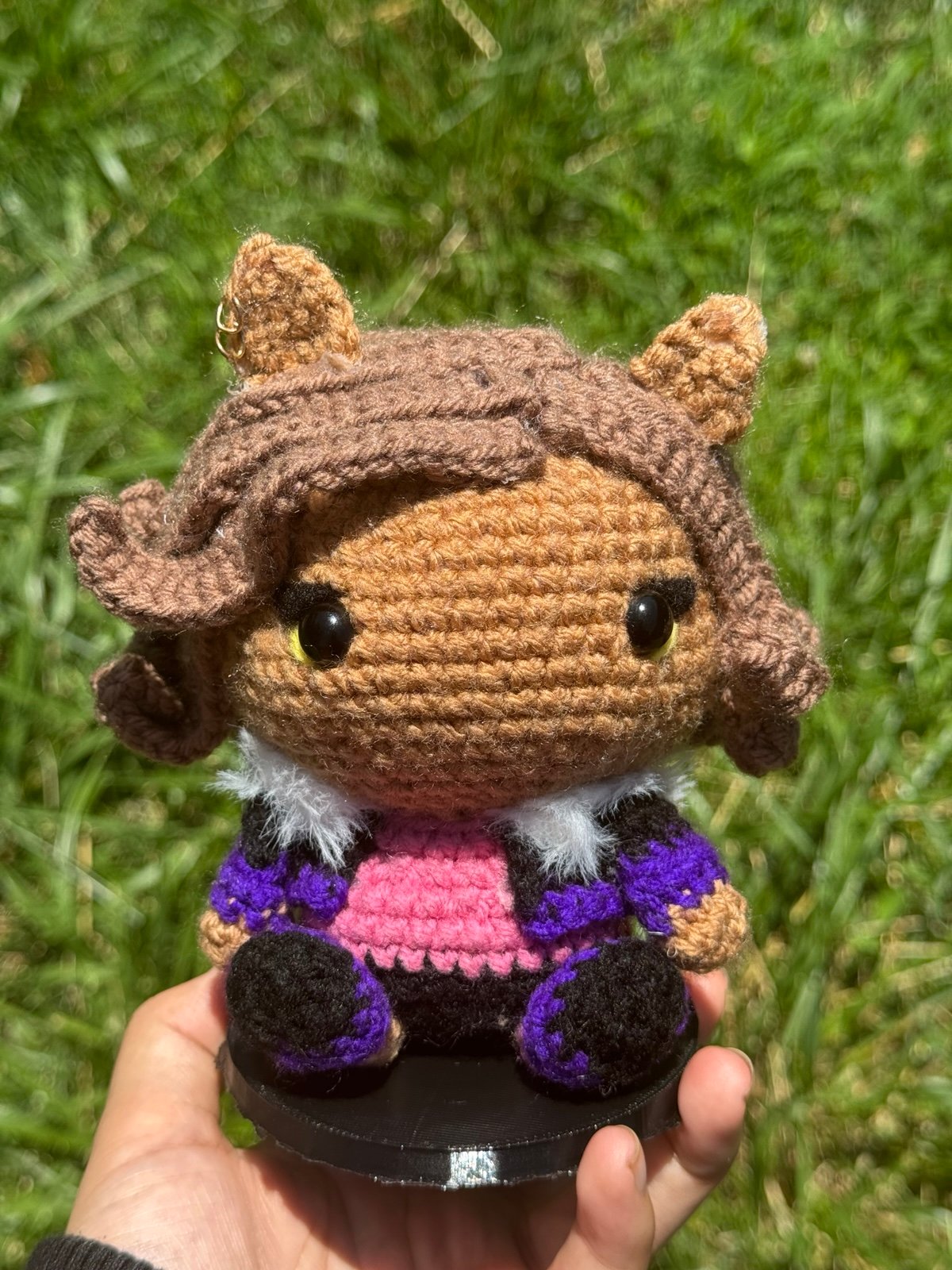 Clawdeen wolf crochet plush