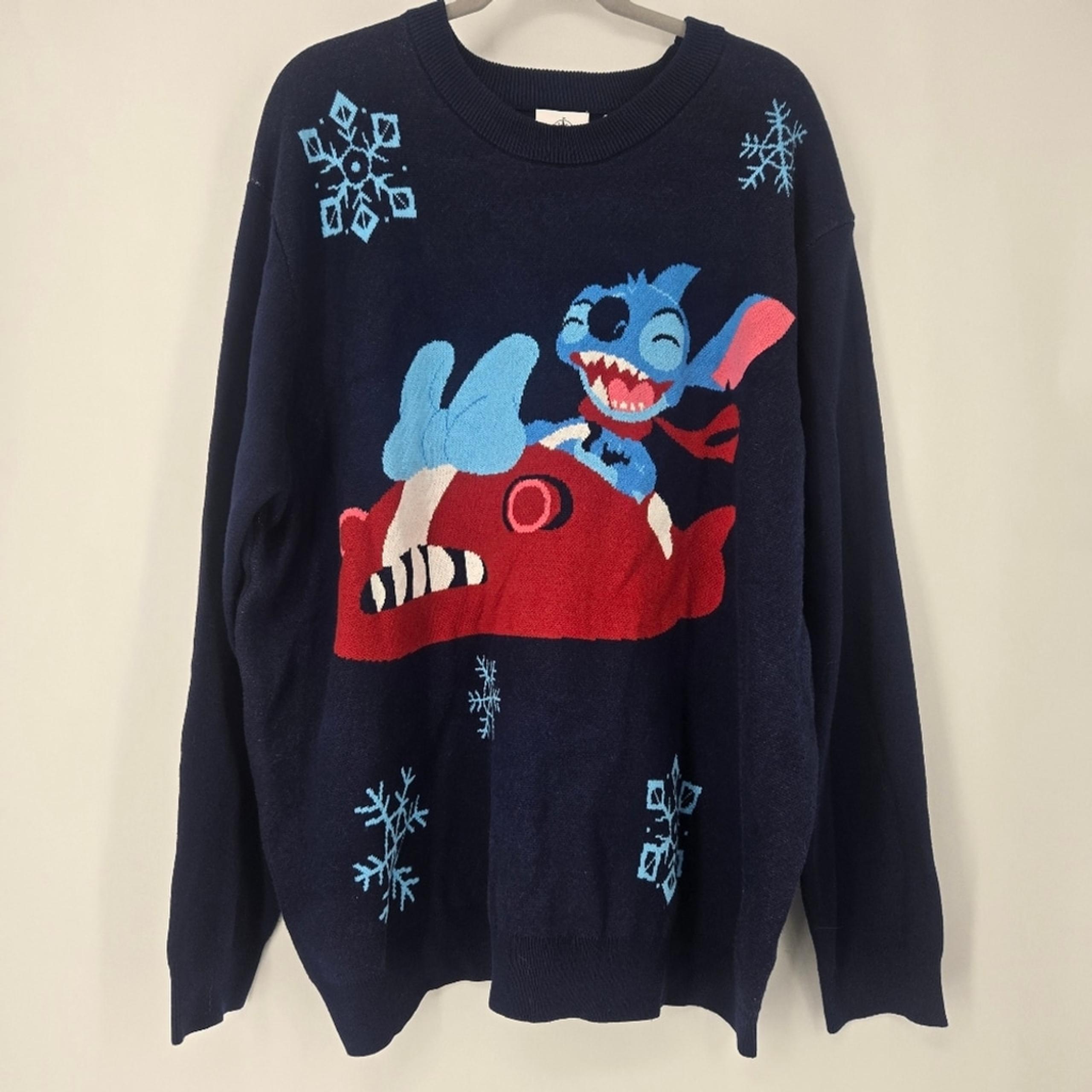 Disney Stitch Holiday Sweater for Men XXL NWT