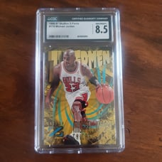 1996 SKYBOX Z-FORCE #179 MICHAEL JORDAN BULLS HOF CSG 8.5