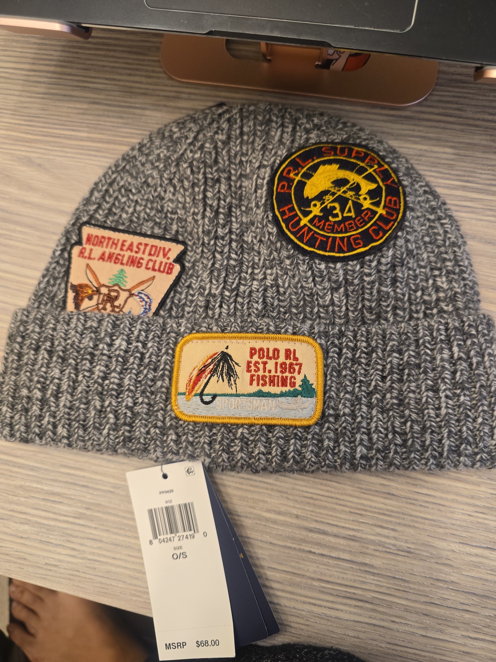 Polo ralph lauren Fishing Hunting beanie hat NWT