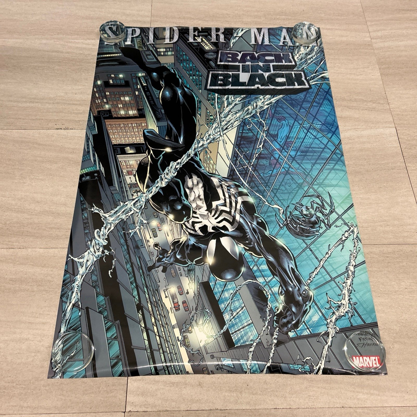 Spider-Man Back In Black Poster By Angel Medina Marvel 2007