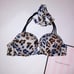 Victoria Secret Swim Bikini Top 34B Bombshell Push Up Adds 2 Cup Sizes Animal P