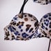 Victoria Secret Swim Bikini Top 34B Bombshell Push Up Adds 2 Cup Sizes Animal P