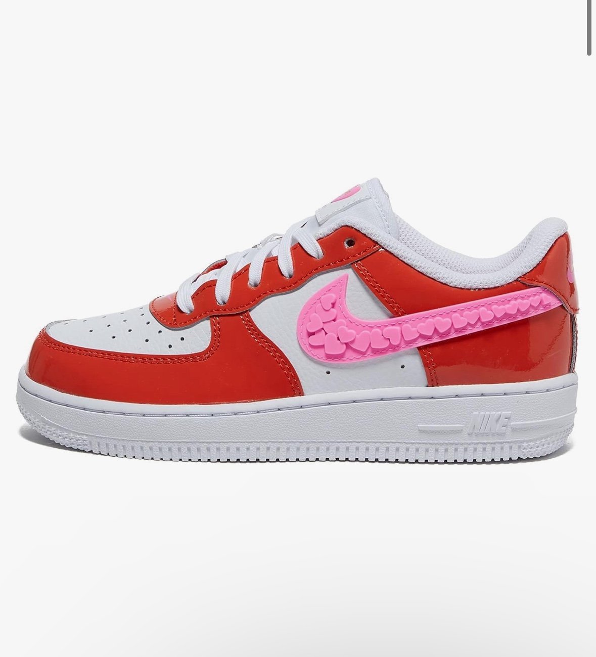 Nike Force 1 LV8 1 Picante Red/Pink Spell/White Dunk Low