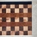 End Grain Cutting Board - 16 x14 Checkerboard Pattern