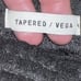Jack and Jones Mens Tapered Vega Pull On Pants Cropped Gray Blue Stripe W33 L26