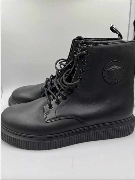 Versace Medusa High Top Boots Size 42 Floor Sample