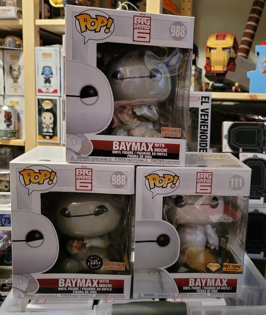 Funko Pop Baymax Lot