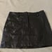 X REVOLVE Brooklyn Skirt in Black Leather