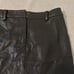 X REVOLVE Brooklyn Skirt in Black Leather