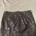 X REVOLVE Brooklyn Skirt in Black Leather